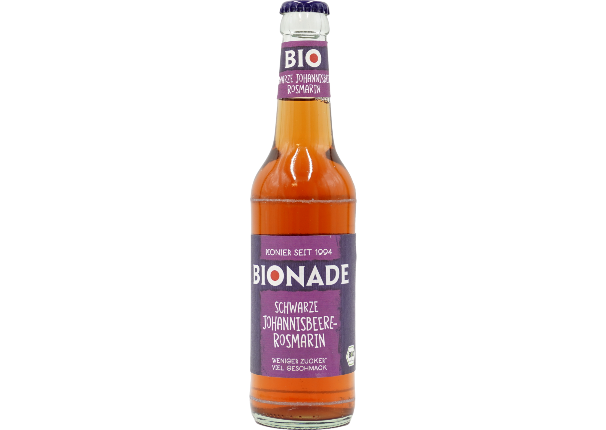 Bionade schwarze Johannisbeere-Rosmarin
