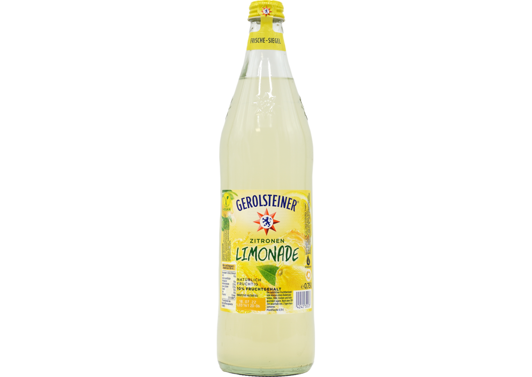 Gerolsteiner Zitronenlimonade (10% FG)