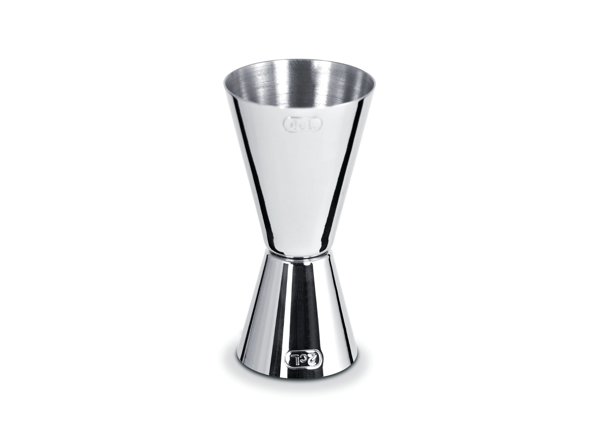 Jigger 2/4cl Edelstahl je 5 Stück