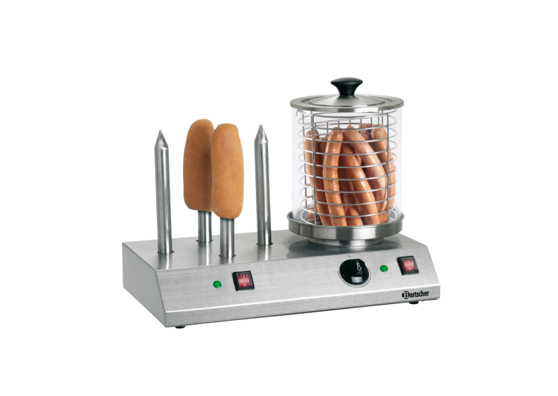 Hot-Dog-Gerat-elektrisch-mit-4-Spezial-Toaststangen