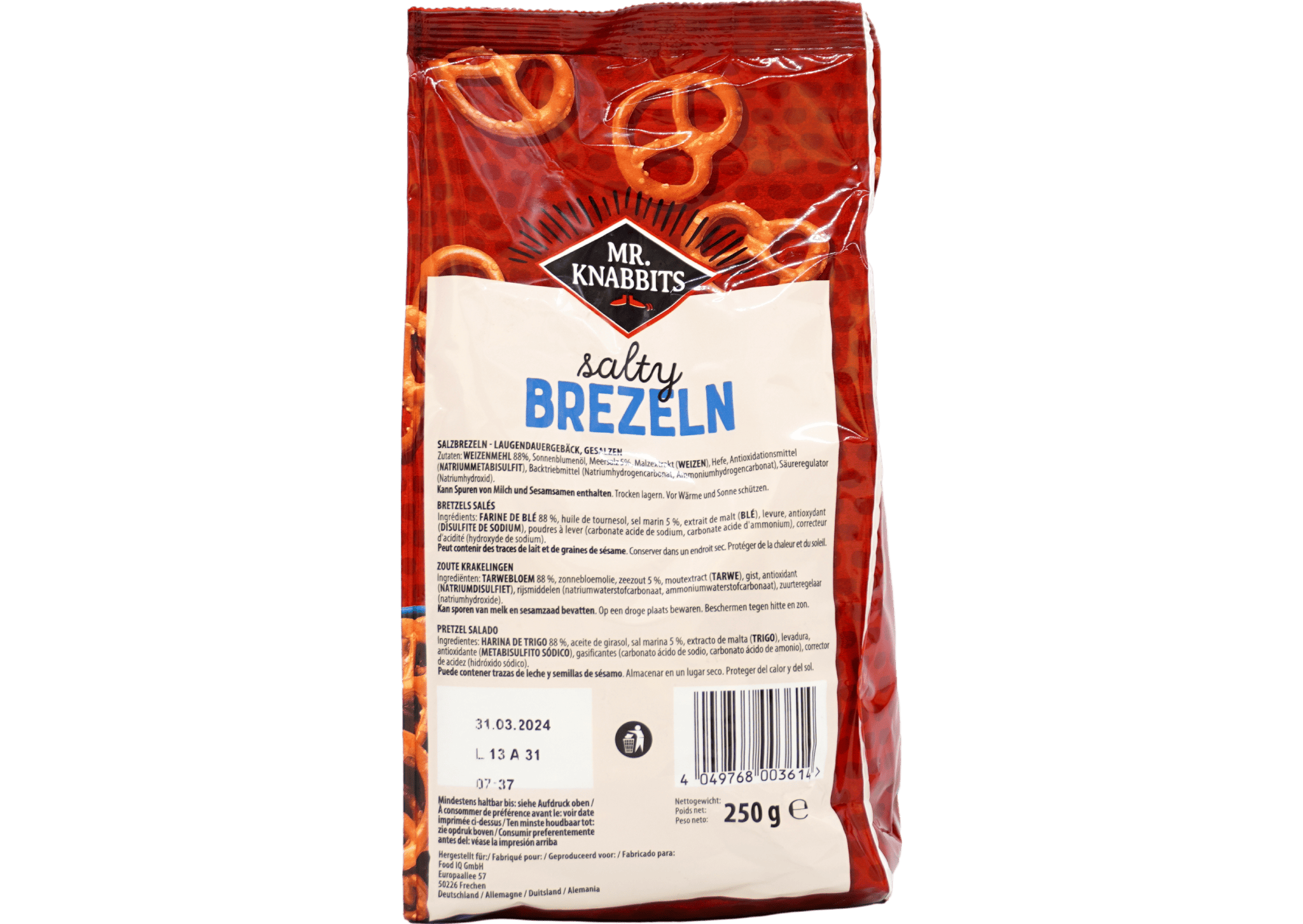 Mr Knabbits Brezeln 250g Beutel – Bild 2