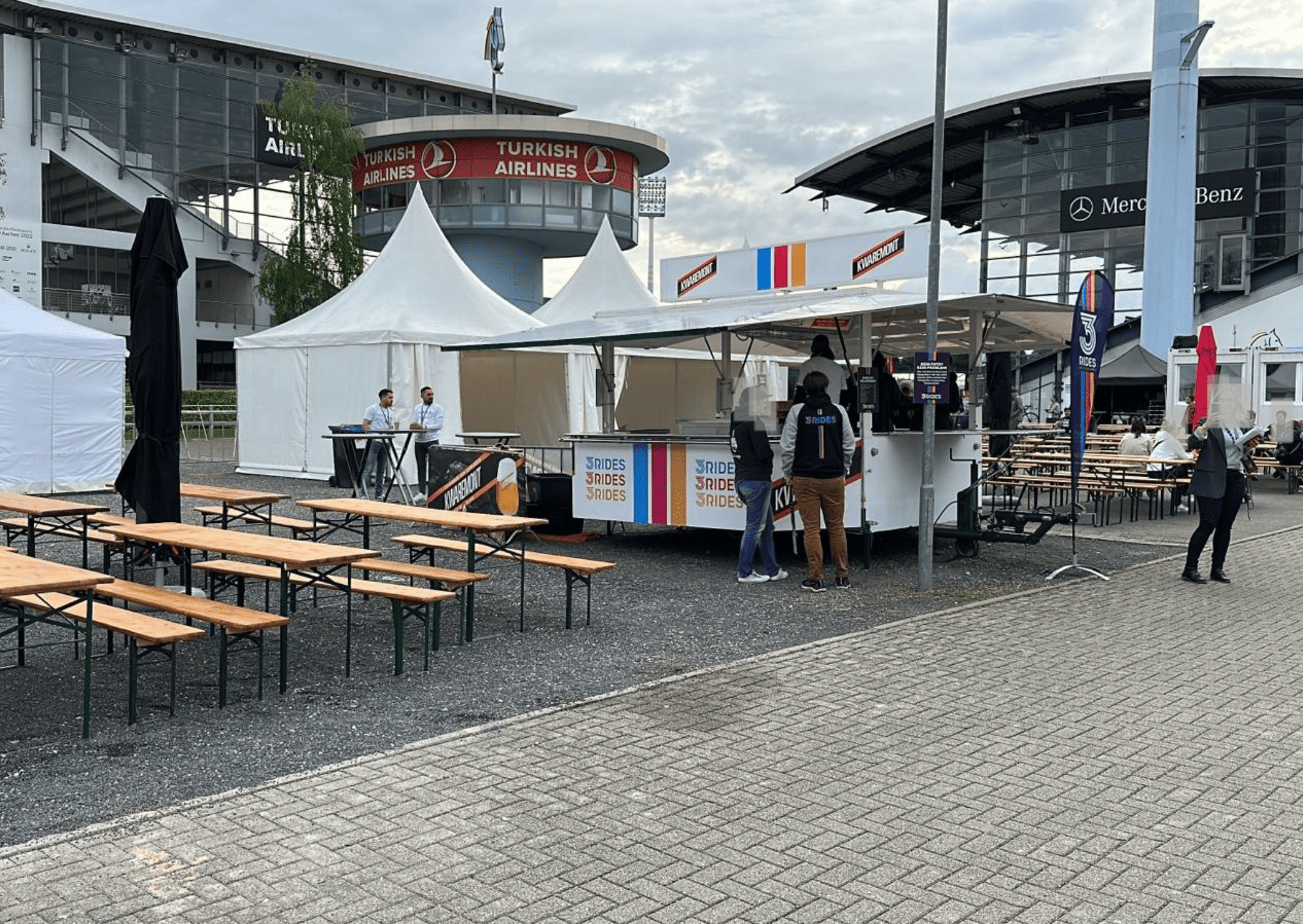Bierzeltgarnitur (1xTisch 220x50cm & 2xBänke 220x25cm) – Bild 3