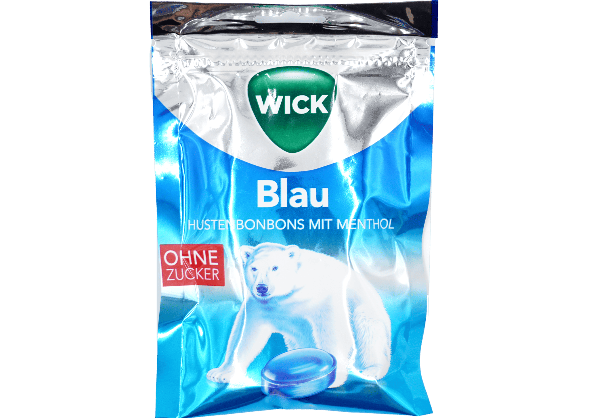 Wick Blau Menthol 72g ohne zucker